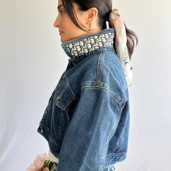 J'adore Jean Jacket Dark Wash Denim - Picture 6 of 16